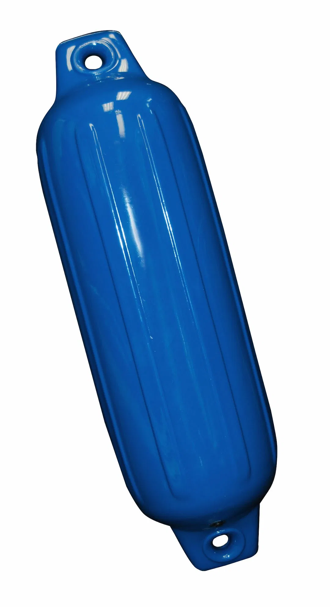 543115 – TAYLOR MADE Boat Fender, Blue Ribbed Round 5 Inch Diameter x 18 Inch Length Vinyl With Needle Type Valve For...